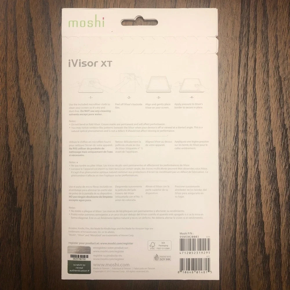 Moshi Clear Screen Protector For Amazon Fire Tablets